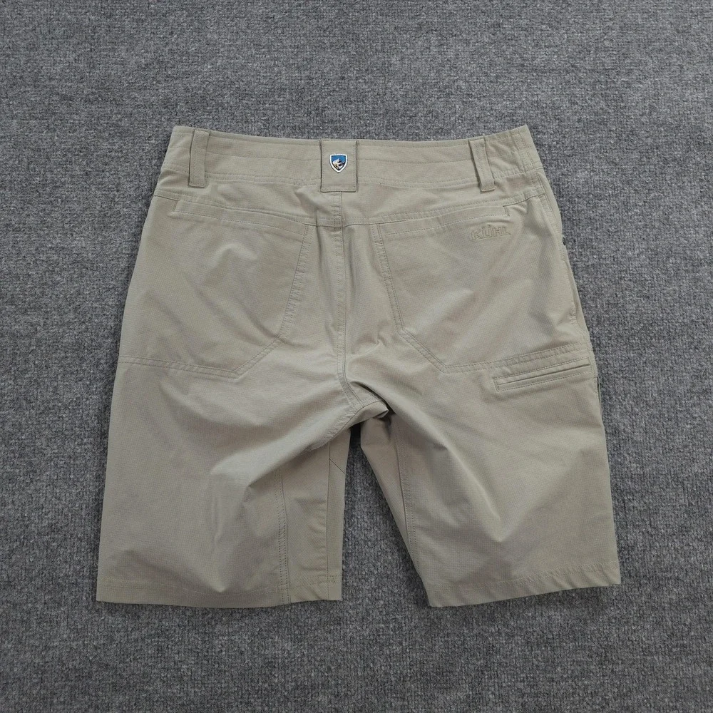 Kuhl Shorts Mens 32 Beige Silencr Kargo Chino Hiking Travel Performance 5230